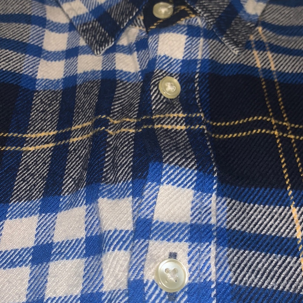 H&M Plaid Flannel Button Up Shirt